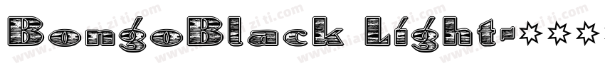 BongoBlack Light字体转换